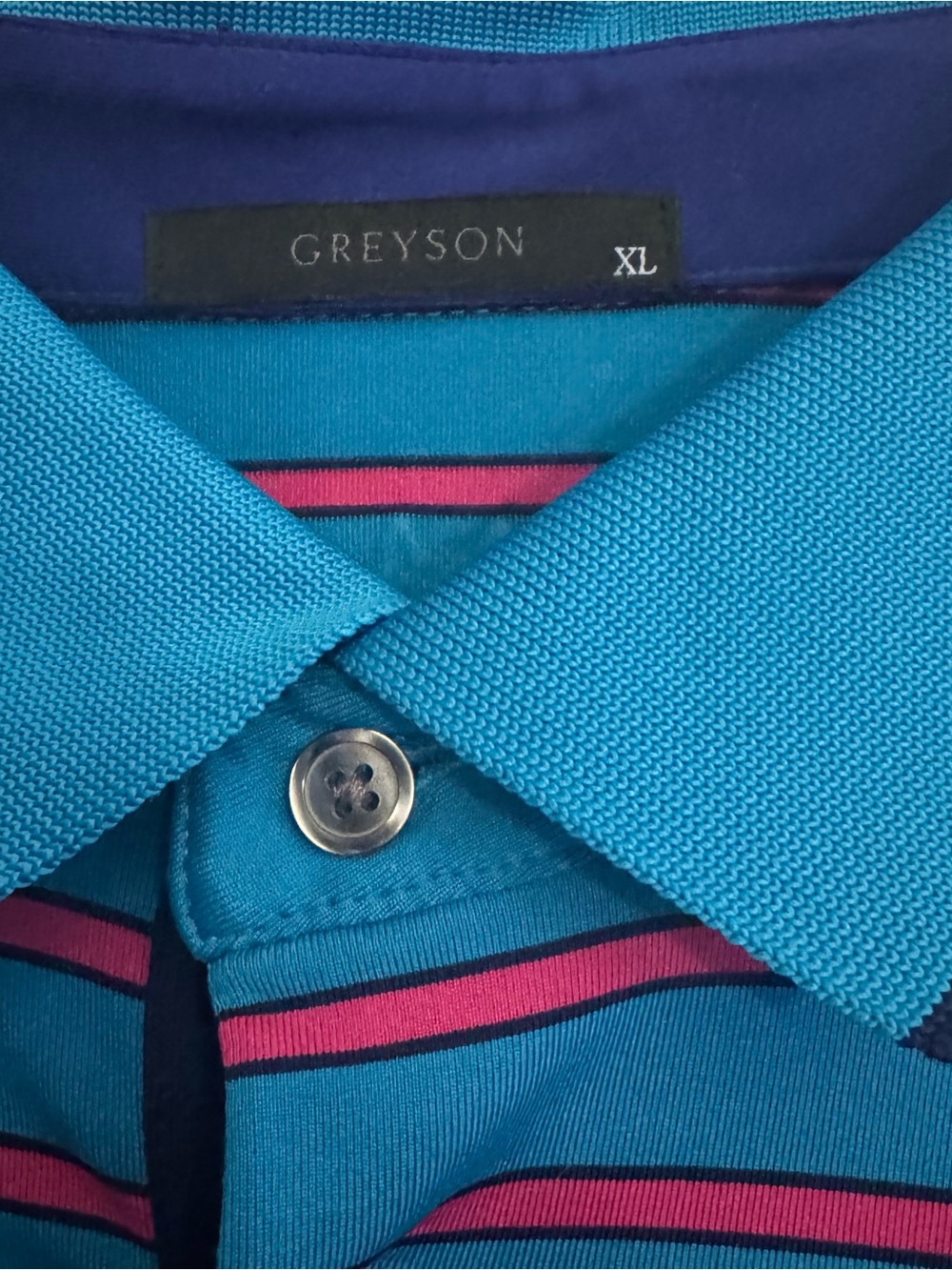 Greyson Men’s Striped Golf Polo
